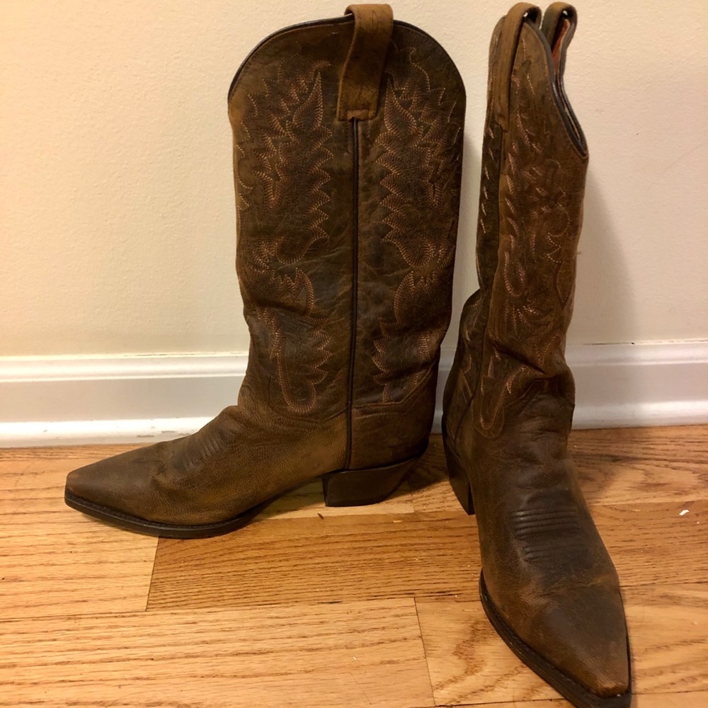 Dan Post leather cowgirl boots - size 7